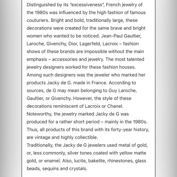 Vintage Rare Jacky De G Paris Runway Butterfly clip Earrings, HUGE OOAK - Picture 11 of 11